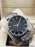 Men's Steel Chain SL07 Silver Black Dial Men style Boys Hand Watch Gents 2025