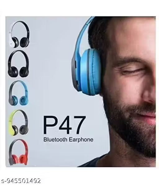 TRICX P47 BLUETHOOTH WIRELESS HEADPHONE WITH MIC BUDGET HEADPHONES